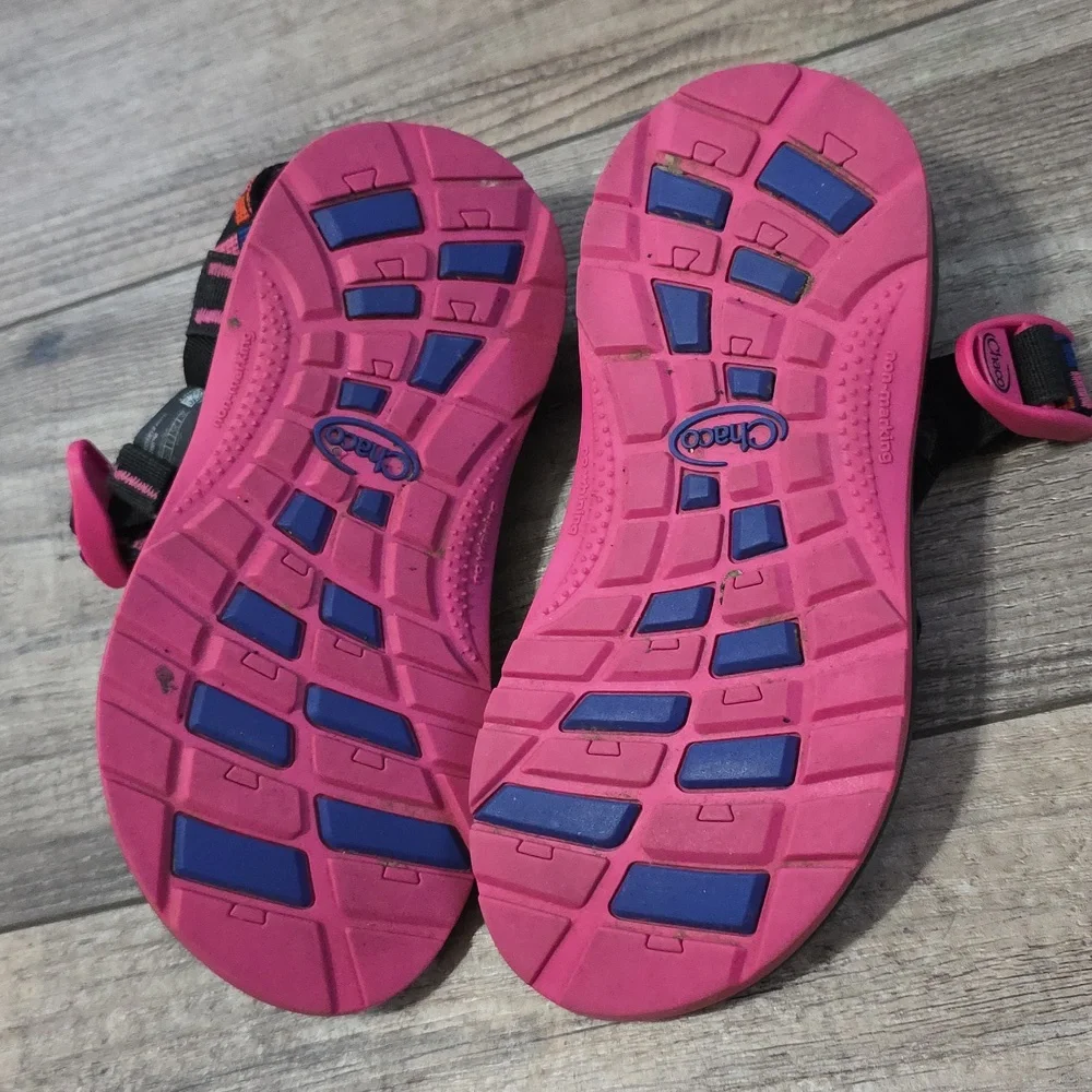 Chaco Z1 Ecotread kids' sandals in the Cubit Magent